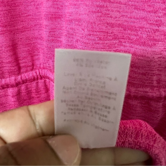 T by Talbots Maxi Dress Jersey Knit Hot Pink Tassel-Tie Women' Size Small Petite - Picture 6 of 8